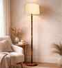 Mid Century Solid Wood Antique Floor Lamp
