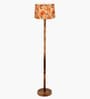 Mid Century Solid Wood Antique Floor Lamp