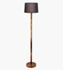 Mid Century Solid Wood Antique Floor Lamp