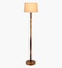 Mid Century Solid Wood Antique Floor Lamp