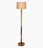 Mid Century Solid Wood Antique Floor Lamp