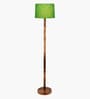Mid Century Solid Wood Antique Floor Lamp