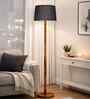 Mid Century Solid Wood Antique Floor Lamp