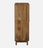 Midas Mango Wood Hand Painted Multicolor 2 Door Cabinet In Natural Finish