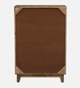 Midas Mango Wood Hand Painted Multicolor 2 Door Cabinet In Natural Finish