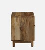 Midas Mango Wood Hand Painted Multicolour 2 Door Small Cabinet In Natural Finish