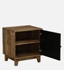 Midas Mango Wood Hand Painted Multicolour Cabinet In Natural Finish