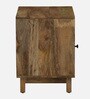 Midas Mango Wood Hand Painted Multicolour Cabinet In Natural Finish