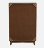 Midas Mango Wood Handpainted Multicolour 2 Door Tall Cabinet In Natural Finish