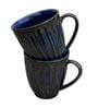 Midnight Blue Ceramic  Tea Cups