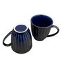 Midnight Blue Ceramic  Tea Cups