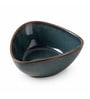 Midnight Blue Triangle Ceramic Serving Bowl, 500 Ml