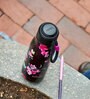 Midnight Floral 500ml Black & Pink Stainless Steel Bottle