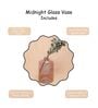 Midnight Glass Vase