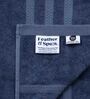 Midnight Indigo Bamboo and Cotton Solid 600 GSM Bath Towel (1 Pc)