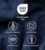 Midnight Indigo Bamboo and Cotton Solid 600 GSM Face Towels (4 Pc)