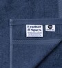 Midnight Indigo Bamboo and Cotton Solid 600 GSM Face Towels Pack of 4