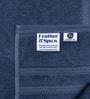Midnight Indigo Bamboo and Cotton Solid 600 GSM Hand Towels Pack of 2