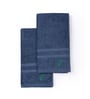 Midnight Indigo Bamboo and Cotton Solid 600 GSM Hand Towels Pack of 2