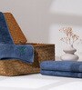 Midnight Indigo Bamboo and Cotton Solid 600 GSM Hand Towels Pack of 2