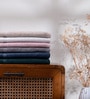 Midnight Indigo Bamboo and Cotton Solid 600 GSM Hand Towels Pack of 2