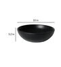 Midnight 2 Ltrs Black Mango Wood Serving Bowl