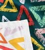 Midnight Multicolor Microfiber Geometric 120 Gsm Double Dohar