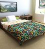 Midnight Multicolor Microfiber Geometric 120 Gsm Single Comforter