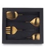 Midnight Opulence Gold Serving Set