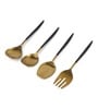 Midnight Opulence Gold Serving Set