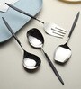 Midnight Opulence Silver Serving Set