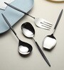 Midnight Opulence Silver Serving Set