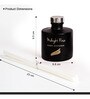 Midnight Rose Ceramic Diffuser (Black)