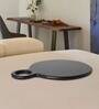 Midnight Round Black Mango Wood Cheese Board