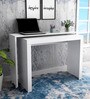 Midori Writing Table in White Finish