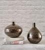 Mieko Black Iron (Pack of 2) Vases