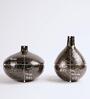 Mieko Black Iron (Pack of 2) Vases