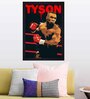 Mike Tyson Texture Paper Framed Art Print