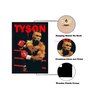 Mike Tyson Texture Paper Framed Art Print