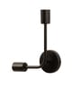 Mila Black Matt Metal Wall Light