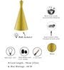 Milan Gold Metal Hanging Light