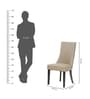 Milan Italian Leatheretteette Dining Chair in Bige Colour