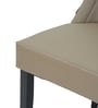 Milan Italian Leatheretteette Dining Chair in Bige Colour