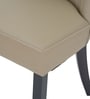 Milan Italian Leatheretteette Dining Chair in Bige Colour