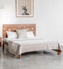 Milan King Size Bed In Natural Finish