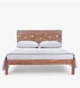 Milan King Size Bed In Natural Finish