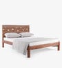 Milan Queen Size Bed In Natural Finish