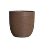 Sand Milano Round Molded 16 Inch Planter