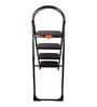Milano 4 Step Black Mild-Steel Folding Step Ladder