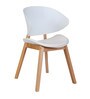 Milano Dining Chair in White Colour